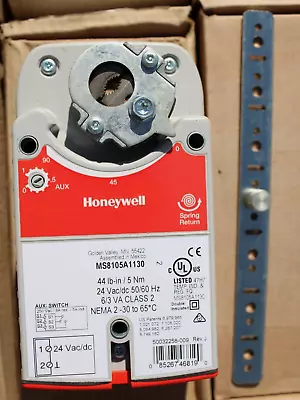 Honeywell MS8105A1130 - Two Position Spring Return Damper Actuator 44lb In • $62.10