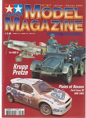 Tamiya - Model Magazine N°67 Fw 190 D-9 / Krupp Protze / Ford Focus Rs Wrc 2002 • £4.62