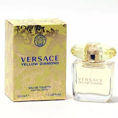 Versace Yellow Diamond Eau De Toilette Womens Parfum Fragrance 1 Oz/ 30 Ml NEW • $40.95