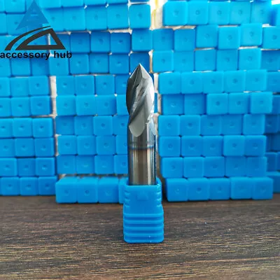 4 Flute 90 Degree 1/2  X 1  X 3  Solid Carbide Drill Mill - TiALN Coated • $29.49