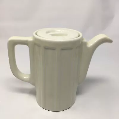 Manning Bowman Meriden. Conn. Teapot/Coffee Pot W/Lid Porcelain Made In USA • $17.99