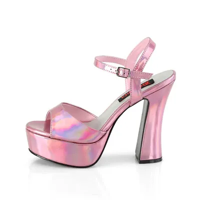 $62.95 • Buy Baby Pink High Heels Rocky Horror Drag Queen Crossdresser Costume Womans Shoes