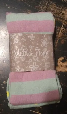 Matilda Jane Treacle Once Upon A Time Polka Dot Stripe Tights Size 12-14  • $4