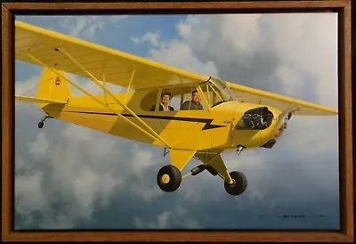 Piper Cub Airplane 1936 Limited Edition Framed Lithograph By Stan Stokes • $4995