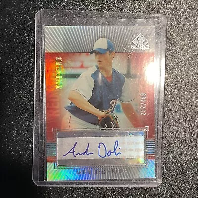 2004 SP Prospects #368 Andrew Dobies AU /400 RC Auto Autograph Signature • $2.99