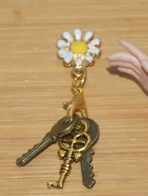 $5 • Buy Barbie Doll Flower Car Keys Keychain Fashionista Integrity My Scene Bjd Lol Liv