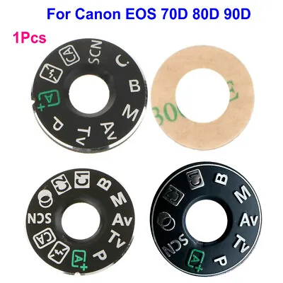 Camera Dial Wheel Mode Plate Cover Cap For Canon EOS 70D 80D 90D Repair Part • $14.28