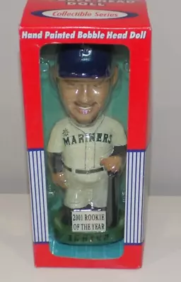 ICHIRO SUZUKI Seattle Mariners 2001 Rookie Of Year Bobble Dobbles Bobblehead New • $5