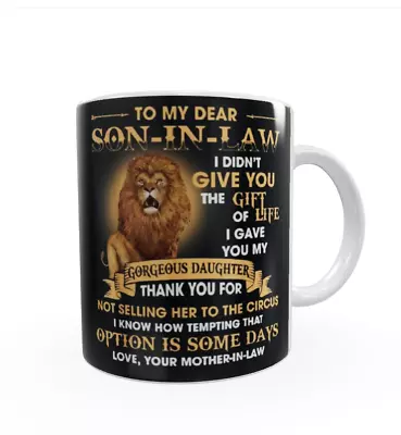 £8.99 • Buy Mug ,To My Dear Son In Law, (mother In Law),