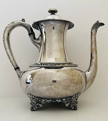  Vintage Wilcox Silver Plate Beverly Manor Coffee Pot - N7062 • $34.99