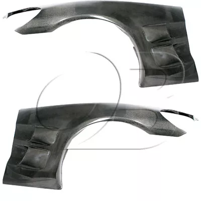 C6 ZR Edition Front Fenders 2 Piece For Corvette Chevrolet 05-13 Carbon Cre • $1677