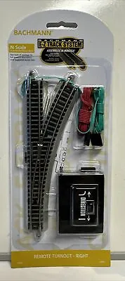 Bachmann N Scale Right Remote Turnout / Switch #44862 • $24.99