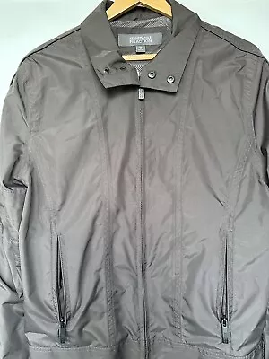Kenneth Cole Reaction G111 Apparel Full Zip Mens Jacket Size Medium Gray Brown • $36