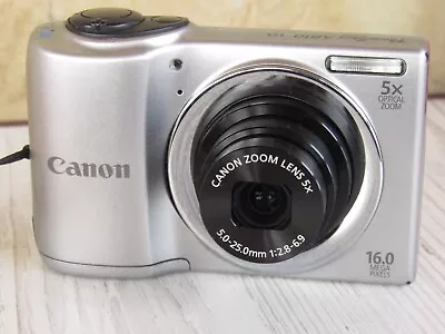 Canon  Powershot A810 Silver  16.0Mp Digital Camera #225 • $69