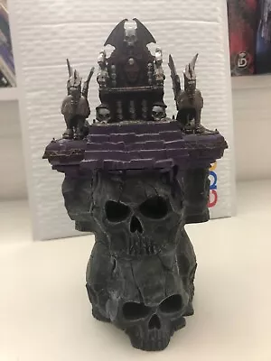 Warhammer GW Terrain Magewrath Throne On Skull Tower Painted Plastic Scenery OOP • $59.99