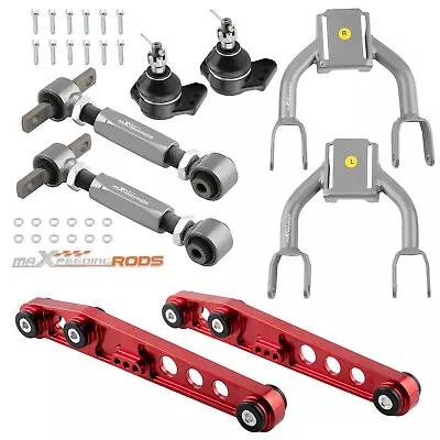 Front A Arms Rear Lower Control Arms Camber Kit For 92-95 97 Honda Civic Del Sol • $189.34