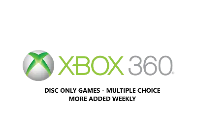 Xbox 360 - Disc Only - Tested & Cleaned - Multibuy Discount & Free Postage • £1.99
