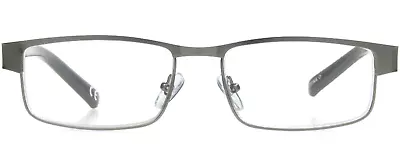 Men's Foster Grant Reading Glasses Enhanced Vision Drew Gun Metal +2.50 • $11.23