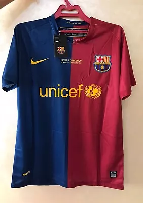 Retro Barcelona 08/09  A.Iniesta #8 UEFA Champions League  Home • $60