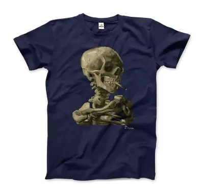 Van Gogh Skull Of A Skeleton With Burning Cigarette 1886 T-Shirt • $22.95