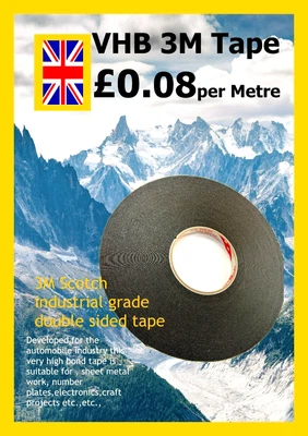£50 • Buy Double Sided Tape  3M Brand From£0.08 Per Metre