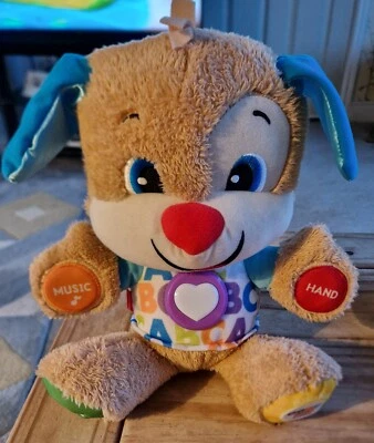 £3 • Buy Fisher-Price Smart Stages Interactive Puppy Dog Singing Musical Soft Baby Toy (2