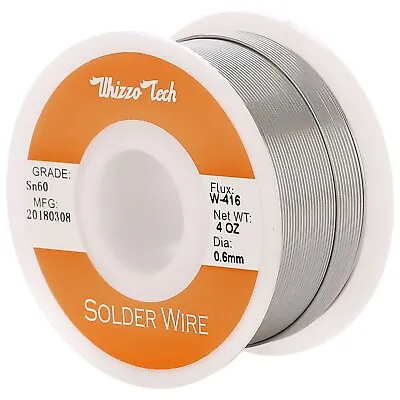 $8.99 • Buy 60-40 Tin Rosin Core Solder Wire For Electrical Soldering Sn60 Flux 0.6mm 100g