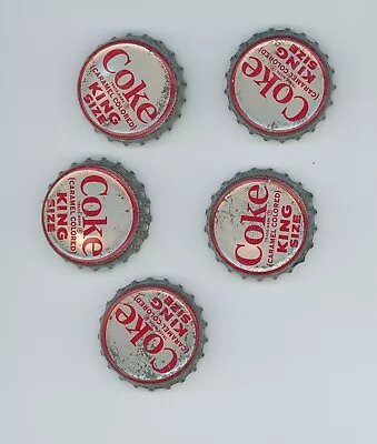 Vintage Coke - King Size Caps - Lot Of 5 • $0.99