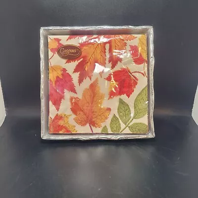 Mariposa Recycled Aluminum Twig Napkin Holder Box Maple Leaf New Caspari  • $15.19