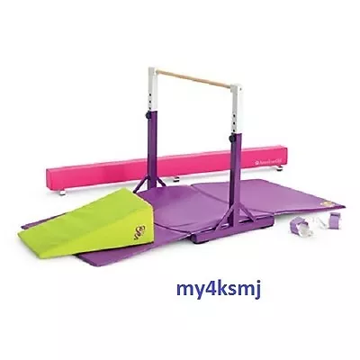 American Girl McKenna's Balance BEAM & Practice BAR Grips MATT For McKenna Doll • $685.06