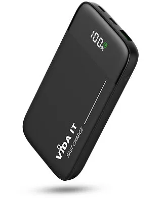 10000mAh Fast Charging Power Bank Quick Charge Power Delivery USB-C Charger Slim • £28.99