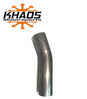 3  22.5 Degree 16ga Aluminized Mandrel Bend Exhaust Tubing Pipe Downpipe USA • $29.99