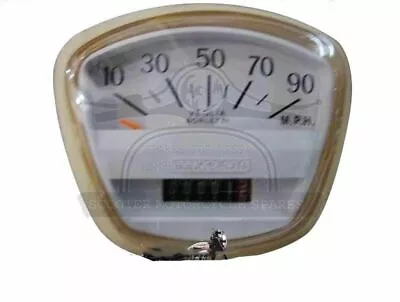 Lambretta SX TV Speedometer 90 MPH Veglia Italian Threaded • $21.24