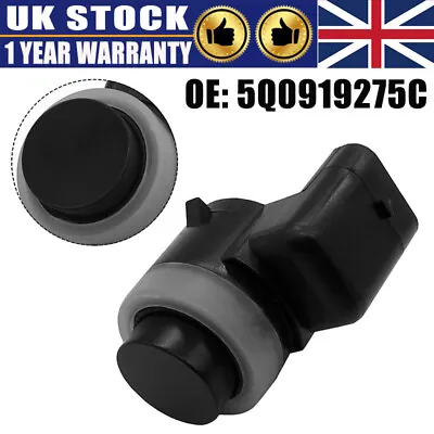 Black Parking Sensor 5Q0919275C For Audi A3 A4 Seat Leon Skoda VW Golf Touran UK • £9.35