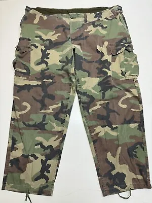 US Military Issue BDU Woodland Camo Pants Men’s Size 2XL Regular • $34.99