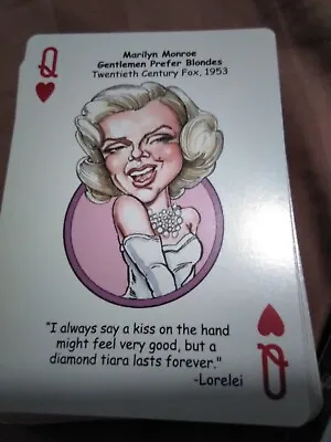 2012 Hero Decks Presents Hooray For Hollywood Playing Cards Marilyn Monroe  • $3