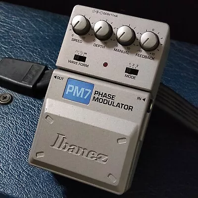 Ibanez Tone-Lok PM7 Phase Modulator Phaser Vintage Guitar Bass Effects Pedal • $119