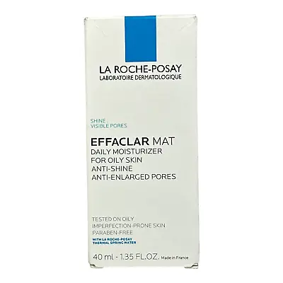 La Roche-Posay Effaclar Mat Daily Moisturizer For Oily Skin 40ml/1.35oz. 09-2025 • $24.95