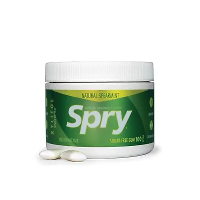 Spry Fresh Natural Xylitol Chewing Gum Dental Defense System Aspartame-Free Suga • £11.99