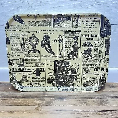 Edward Don & Co Vintage Fiberglass Advertisement Newspaper Print Cafeteria Trays • $25