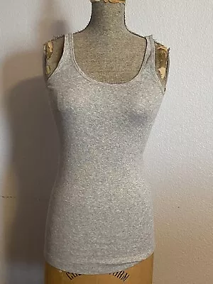 VINCE. Favorite Rib Tank Top Heather Grey Med New NWT • $34.99