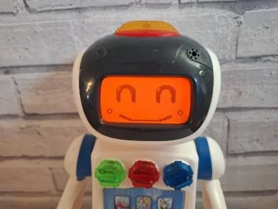 GADGET THE LEARNING ROBOT Dancing Talking Interactive VTECH & 3 Cards GUC • £14.95