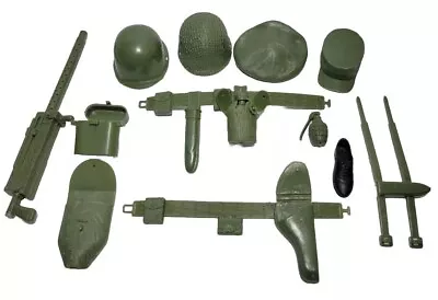1960s MARX Stony Stonewall Smith Figure Weapons And Accessories Lot Of 12 • $29.89