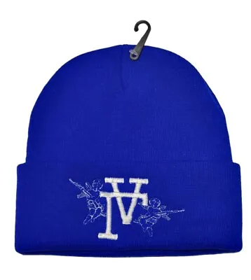 Los Angeles Dodgers Angels Beanie Skull Cap Embroidered Upside Down LA  Cuffed • $24