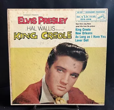 Elvis Presley King Creole Vol. 1 EPA 4319 W/Hard Cardboard Sleeve  45 RPM • $10