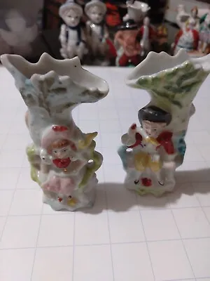 Vintage Decorative Collectible Porcelain Bud Vases Made In Occupied Japan • $1.45
