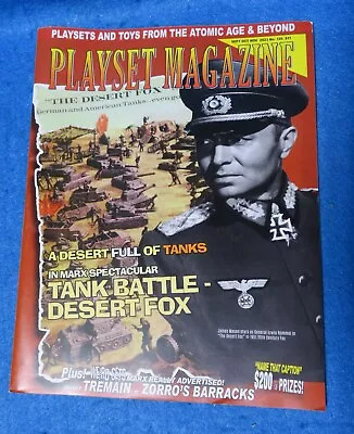 Playset Magazine #126 Marx Desert Fox And Tank Battle Playsets + Much More • $11