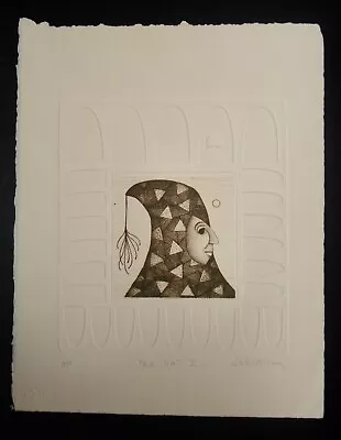 CAROL JABLONSKY LITHOGRAPH  The Hat   L/e NEW YORK MODERNISTlisted Artist • $68