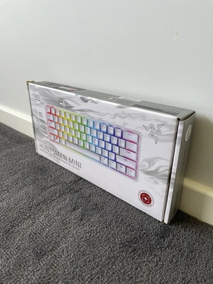 $80 • Buy Razer Huntsman Mini In White (Linear Optical Red Switches)