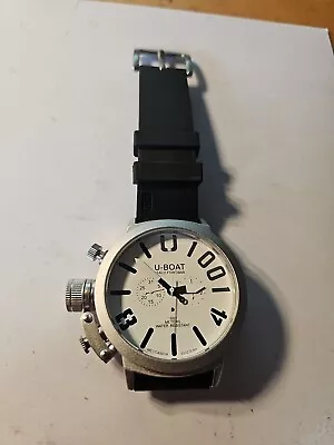 U-Boat Watch Automatic Italo Fontana New 1001 Meters White Dial New • $304.62